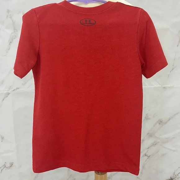 Under armour red boys 4t tshirt - Picture 2 of 2